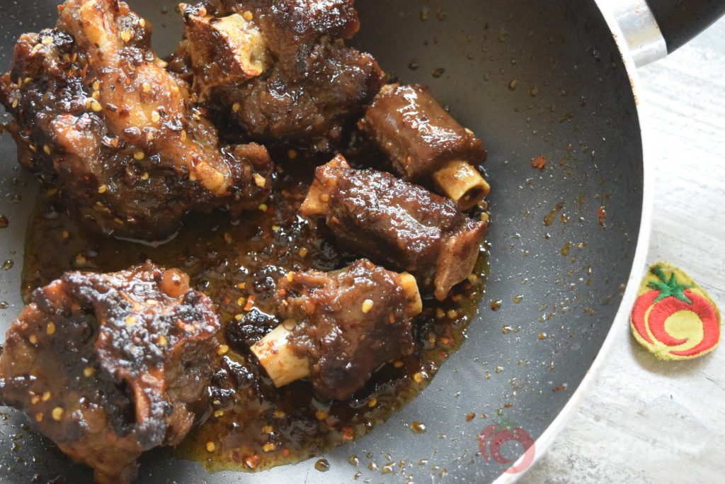 Peppered Oxtail with honey 4